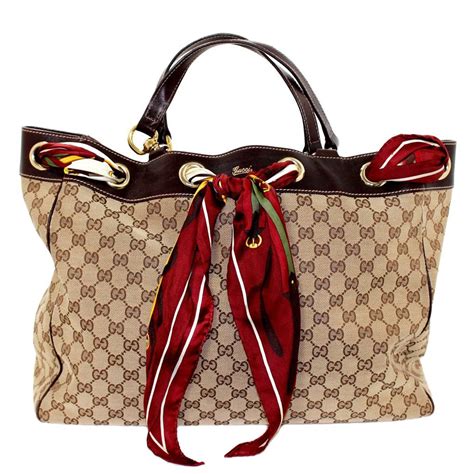 gucci purse with rivets and scarf|Gucci purses for women.